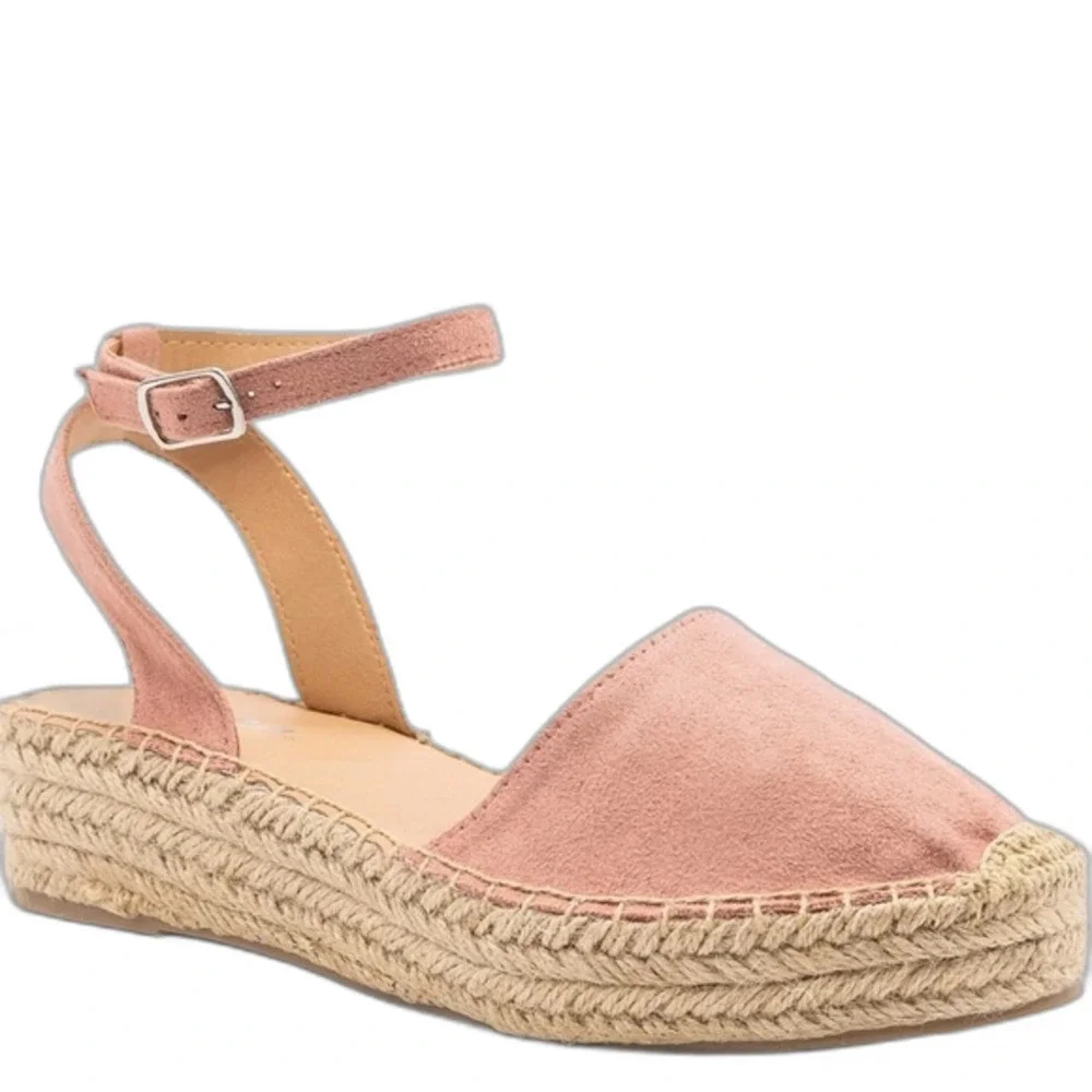 Women’s Soda Fiesta Espadrilles Ankle Strap Braided Platform Cap toe 👡 S…